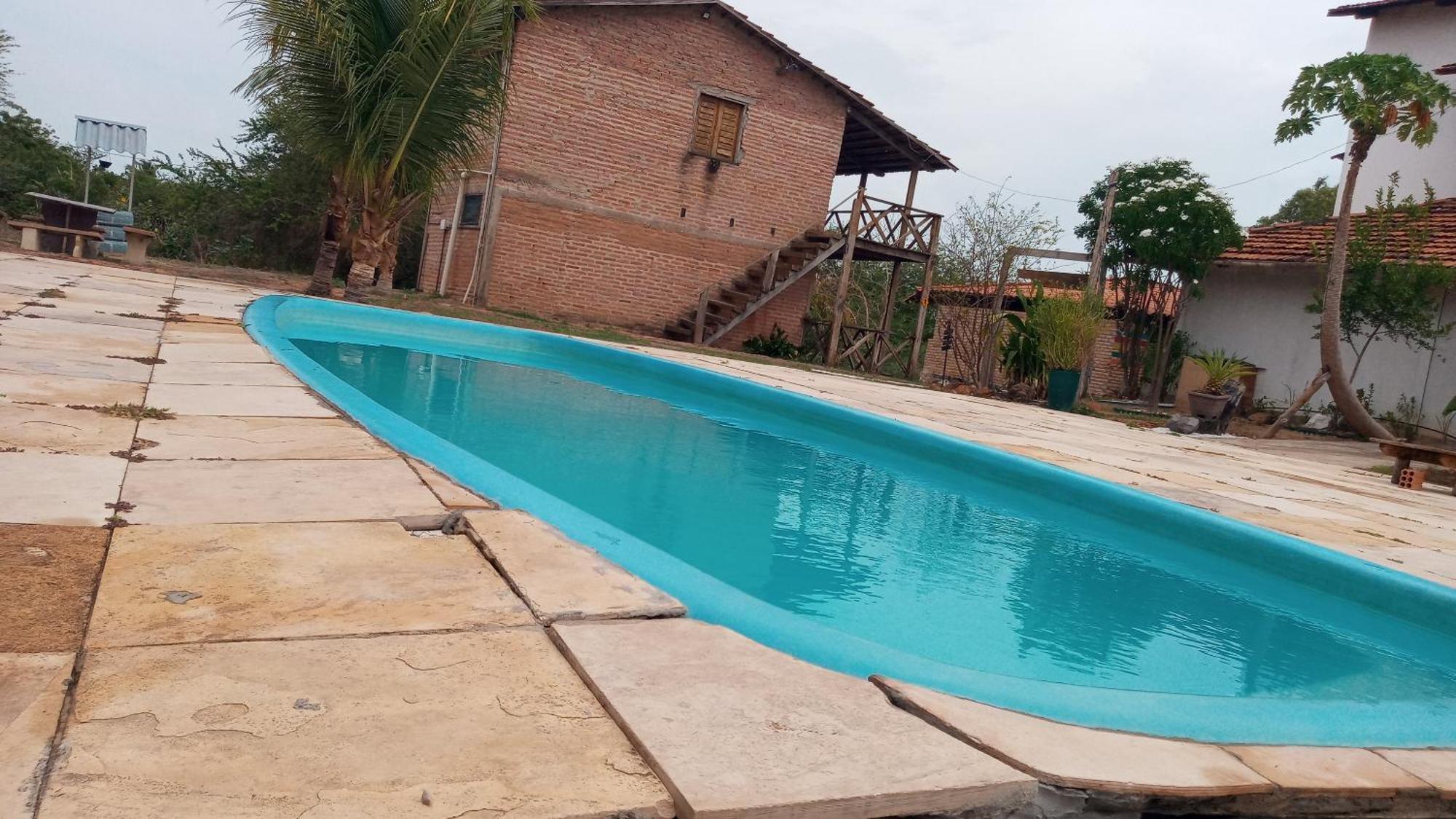 Camping E Pousada Tres Lagoas Hotell Luis Correia Exteriör bild